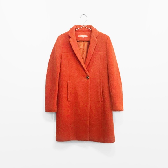 Kenneth Cole Notch Collar Bouclé Coat - Picture 2 of 5